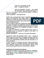 Hipótesis Fundamentales Contabilidad NIIF