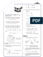 Numeros Reales 2° Sec