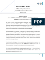 Analisis Del Articulo Crisis Citricos Brasil