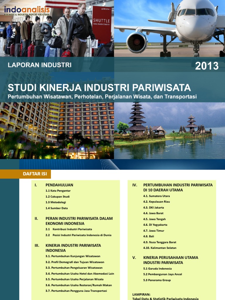 Studi Kinerja Industri Pariwisata Studi Kinerja Industri Pariwisata