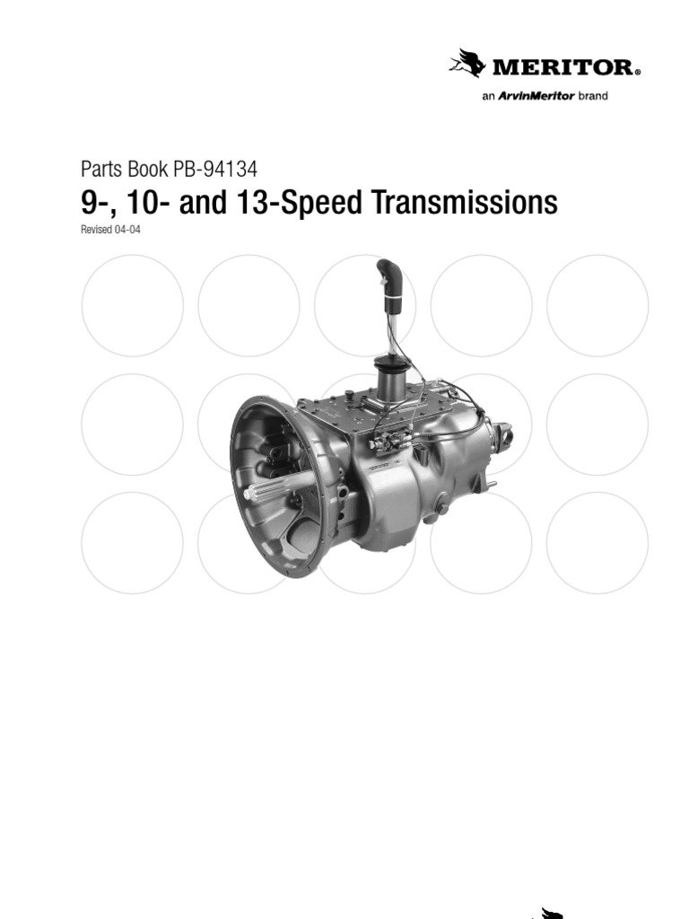 Meritor 91013 Speed Transmissions Transmission (Mechanics
