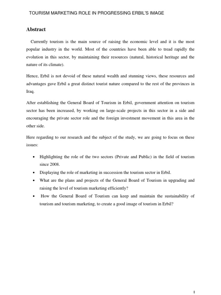 Case study topics for tourism image