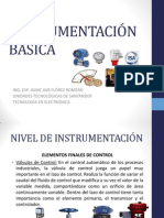 Instrumentación Básica Elementos Finales de Control