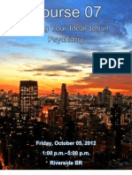 IPS 2012 - Finding Ideal Job in Psychiatry