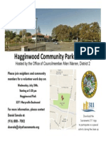 Hagginwood Community Park Clean Up