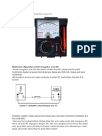 Cara Menggunakan Multimeter Analog