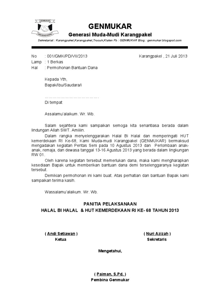 Surat Pertukaran Modul Matrikulasi