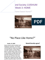 Youth and Society 1105HUM Week 3: HOME