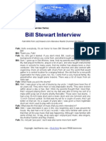 Bill Stewart Jazz Interview