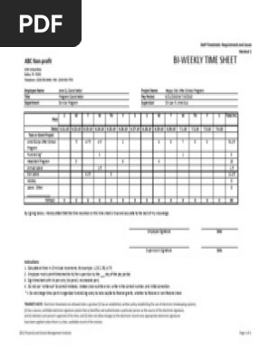 Timesheets - HO1 - Staff Timesheet 4-13-12