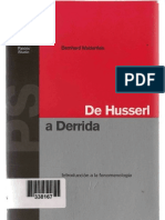 Bernhard Waldenfels - Introducción a la fenomenología, de Husserl a Derrida