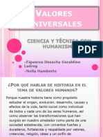 Valores Universales