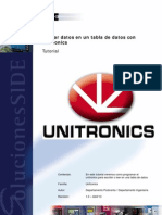 40.-Grabar Datos en Una Tabla de Datos Con Unitronics