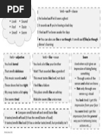 Verbs of The Senses Students' Handout