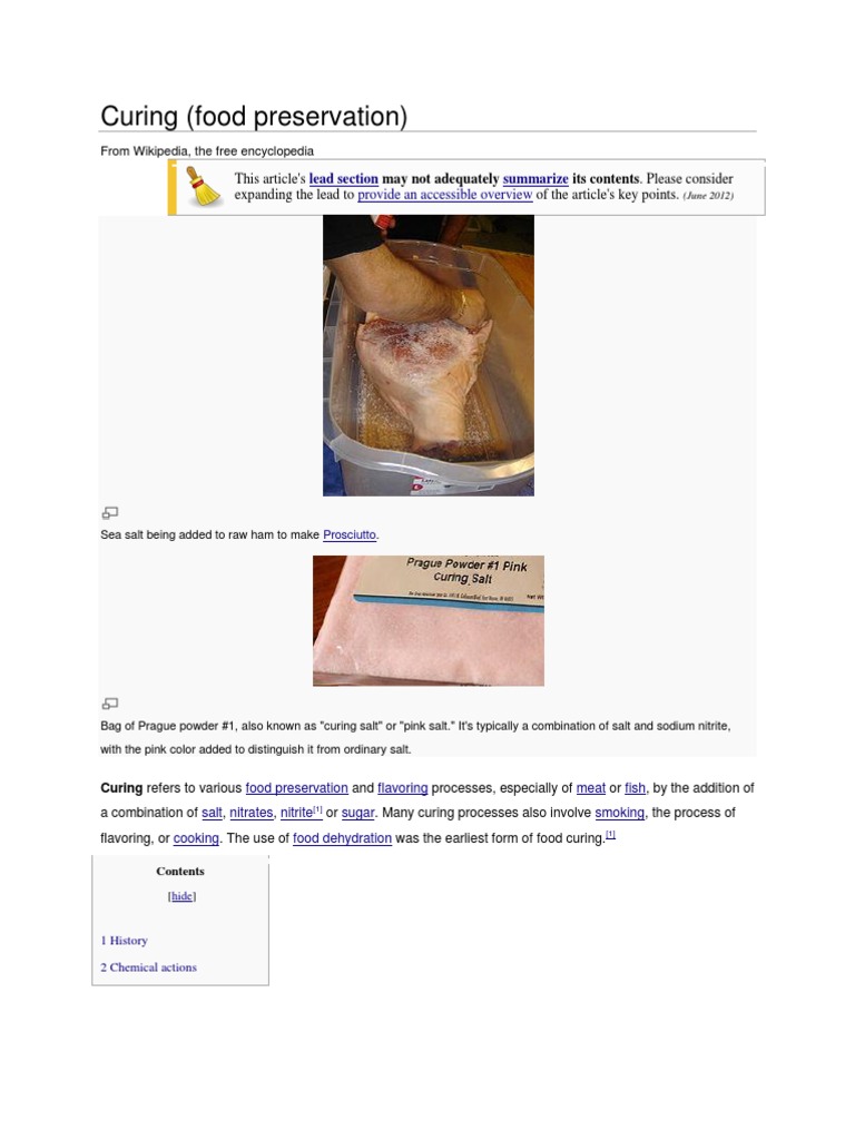 Curing Meat | PDF | Curing (Food Preservation) | Smoking (Cooking)
