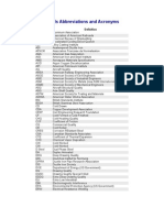 Metals Abbreviations