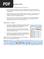 How to Make a Line Graph Using Excel 2007