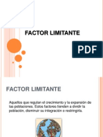 Factor Limitante