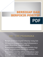 Berpikir positif untuk kekuatan batin