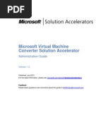 Download Microsoft Virtual Machine Converter Administration Guide by samuefon SN155659477 doc pdf