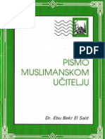 Pismo Muslimanskom Ucitelju Ebu Bekr El Said