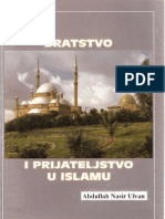 Bratstvo I Prijateljstvo U Islamu Abdullah Nasir Ulvan