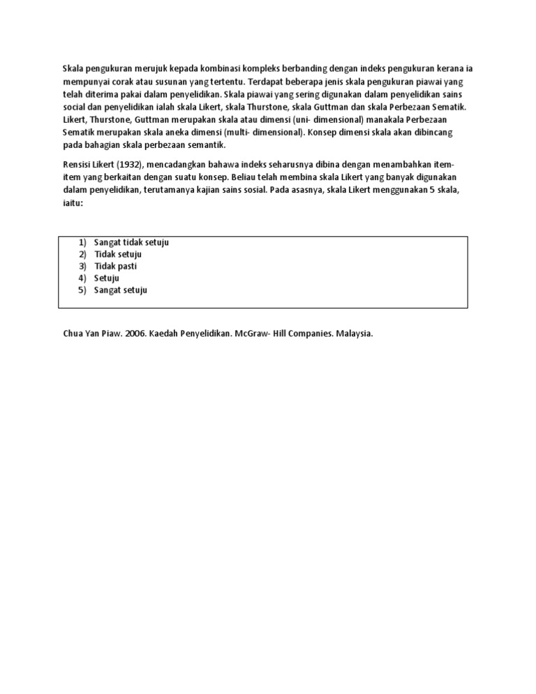 Skala Likert Pdf