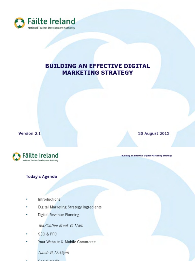 Building An Effective Digital Marketing Strategy | PDF