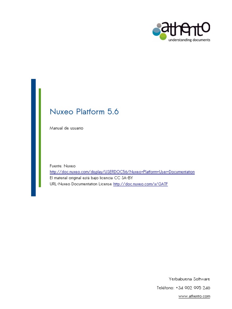 Guía de Usuario Nuxeo Platform 5.6 | PDF | Widget (Gui) | Point and Click