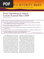 Peace Operations in Africa