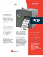 Avery Dennison 9855 Tabletop Bar Code Printer