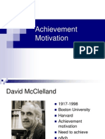 McClelland Achievement Motivation Theory