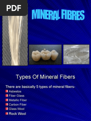 Mineral Fibrel Pdf Asbestos Fiberglass