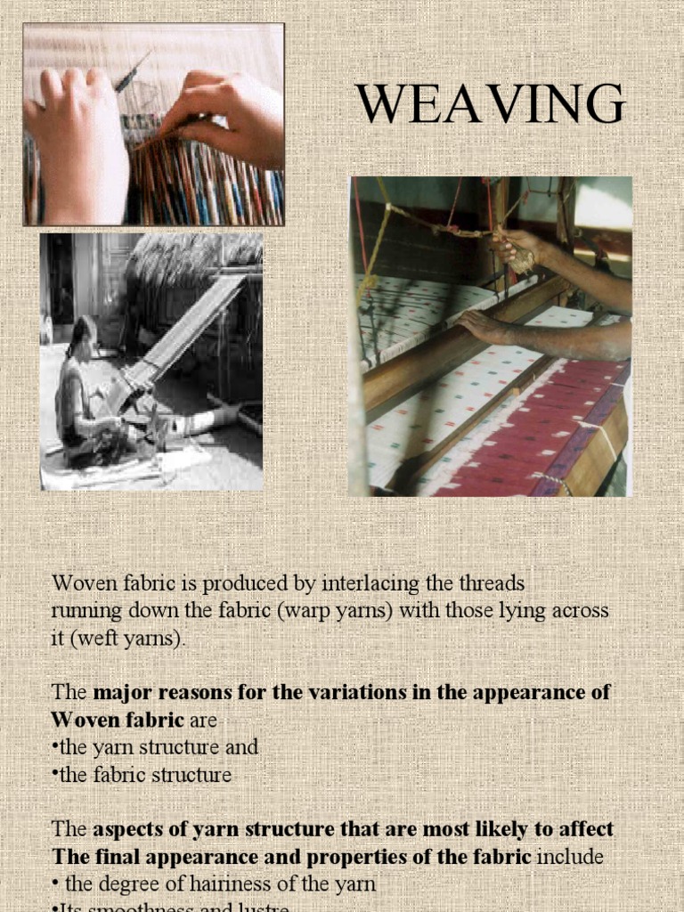 Introduction to Weaving Techniques | PDF