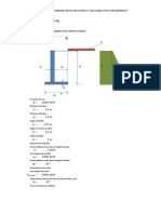 Cantilever Retaining Wall Analysis