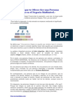 Ventajas Que Te Ofrece Ser Una Persona Integra en El Negocio Multinivel