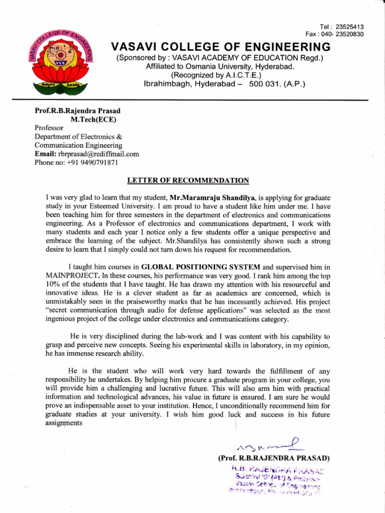 Lor Graduate School Professor