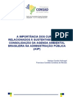 A importância dos cursos relacionados à sustentabilidade na consolidação da A3P - publicado