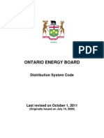 Ontario Distribution System Code