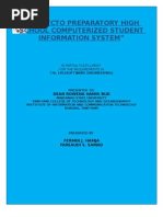 Download MSU-TCTO PREPARATORY HIGH SCHOOL COMPUTERIZED STUDENT INFORMATION SYSTEMPROPOSAL by Fermin J Hamja SN15575842 doc pdf