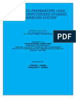 MSU-TCTO PREPARATORY HIGH SCHOOL COMPUTERIZED STUDENT INFORMATION SYSTEM(PROPOSAL)