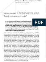 Recent Changes in the Dutch Planning System