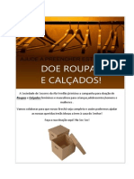 campanha de doação