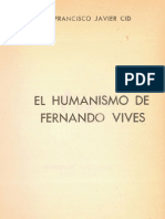 El Humanismo de Fernando Vives