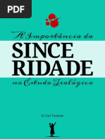 A Importancia Da Sinceridade Carl Trueman