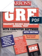 Barron s How to Prepare for the GRE 12th Edition