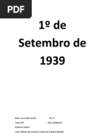 1º de Setembro de 1939