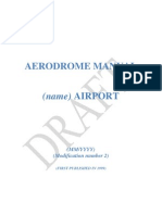 Aerodrome Manual Template