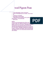 Stewed Pigeon Peas