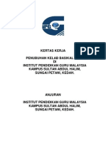 Kertas Kerja Kelab Bassikal Ipg Ksah